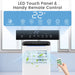 9000 BTU 4-In-1 Portable Air Conditioner with App Control and Sleep Mode