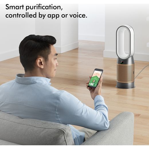 Dyson Hot+Cool™ HP09 Air Purifier with Fan Cooling - Silver / Chrome