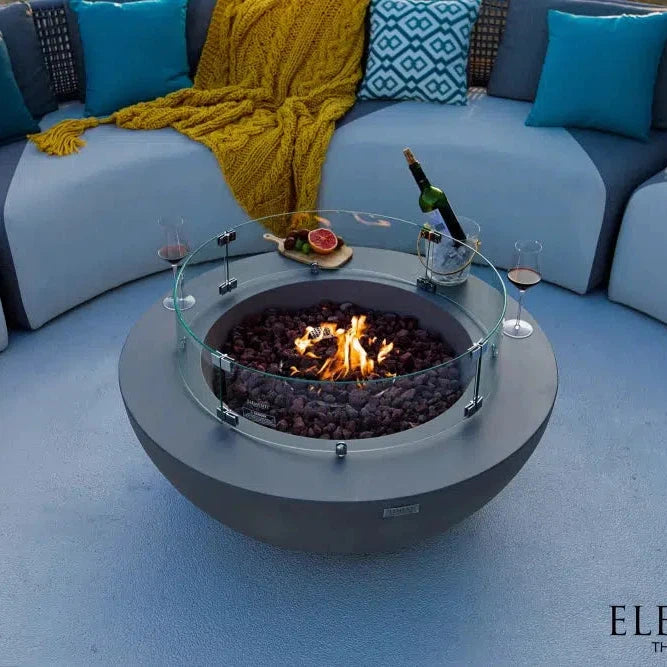 Elementi Lunar Bowl Fire Table OFG101DG