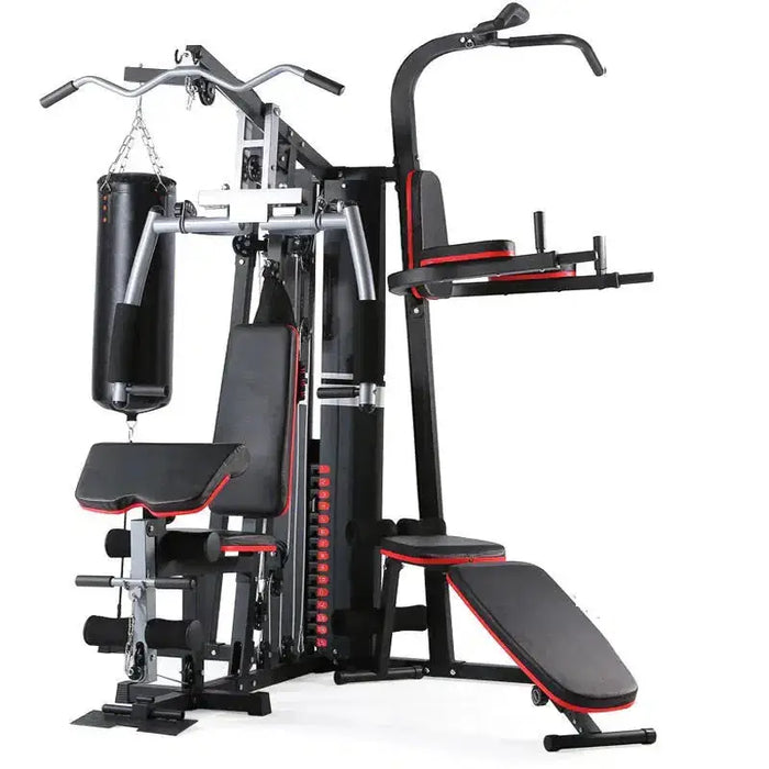 Gym Multi-Person Smith Machine Fitness Combination Strength Thickening Strength Training Pull-Down Bench Press Barge Equipment