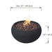 MODENO YORK FIRE BOWL OFG115