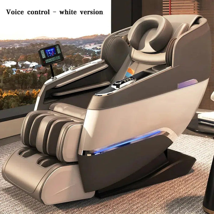 New Model Zero Gravity Electric Massage Chair - Full Body Heating, Foot Massage, Touch Screen Home Office Furniture