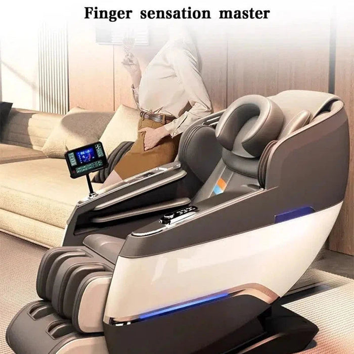 New Model Zero Gravity Electric Massage Chair - Full Body Heating, Foot Massage, Touch Screen Home Office Furniture