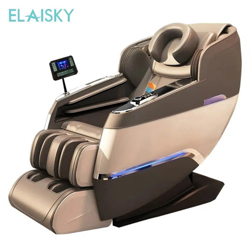 New Model Zero Gravity Electric Massage Chair - Full Body Heating, Foot Massage, Touch Screen Home Office Furniture