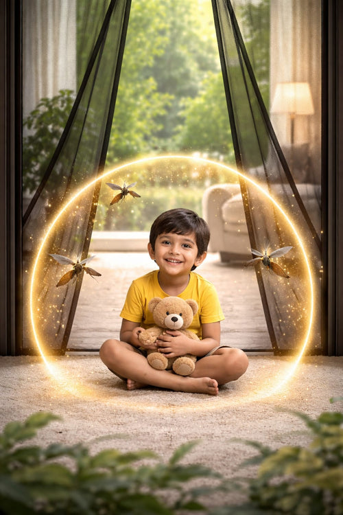 Keep Mosquitoes Out Instantly – Magnetic Mesh Door 🚫🦟